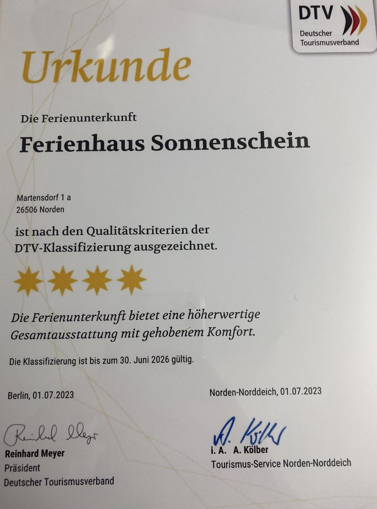 Ferienhaus Sonnenschein - Wohnung 1 นอร์เดน ภายนอก รูปภาพ